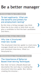 Mobile Screenshot of beabettermanager.blogspot.com