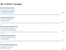 Tablet Screenshot of beabettermanager.blogspot.com