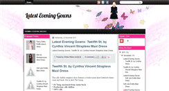 Desktop Screenshot of latesteveninggowns.blogspot.com
