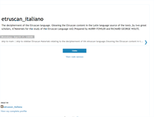 Tablet Screenshot of etruscanitaliano.blogspot.com