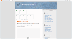 Desktop Screenshot of movimentocesarmaia.blogspot.com