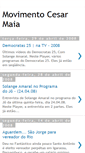 Mobile Screenshot of movimentocesarmaia.blogspot.com