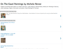 Tablet Screenshot of paintingsbymichelerenee.blogspot.com