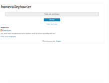 Tablet Screenshot of howevalleyhowler.blogspot.com