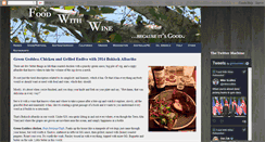 Desktop Screenshot of foodwithwine.blogspot.com