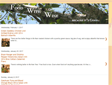 Tablet Screenshot of foodwithwine.blogspot.com