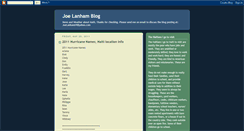 Desktop Screenshot of joelanham.blogspot.com
