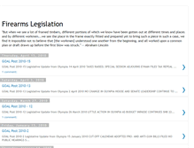 Tablet Screenshot of firearmslegislation.blogspot.com