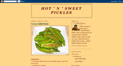 Desktop Screenshot of hot-pickles.blogspot.com