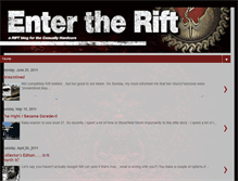 Tablet Screenshot of entertherift.blogspot.com