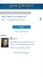 Mobile Screenshot of gaalcreative.blogspot.com