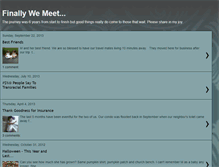 Tablet Screenshot of finallywemeet.blogspot.com