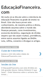 Mobile Screenshot of educacaofinanceira.blogspot.com