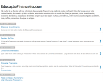 Tablet Screenshot of educacaofinanceira.blogspot.com