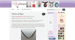 Desktop Screenshot of flutteringdesigns.blogspot.com