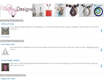 Tablet Screenshot of flutteringdesigns.blogspot.com