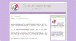 Desktop Screenshot of cocinadenuestrotiempo.blogspot.com