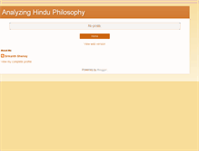 Tablet Screenshot of analytic-philosophy.blogspot.com