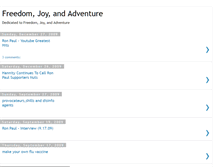 Tablet Screenshot of freedomjoyadventure.blogspot.com