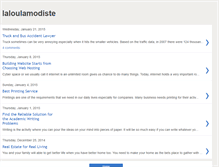 Tablet Screenshot of laloulamodiste.blogspot.com