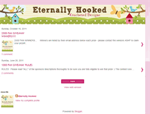 Tablet Screenshot of eternallyhooked.blogspot.com