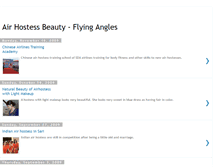 Tablet Screenshot of airhostessbeauty.blogspot.com