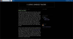 Desktop Screenshot of ilovechocotacos.blogspot.com