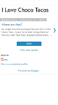Mobile Screenshot of ilovechocotacos.blogspot.com