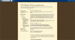 Desktop Screenshot of otcmarketreview.blogspot.com