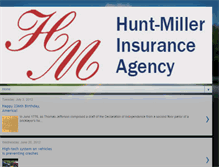 Tablet Screenshot of huntmillerinsurance.blogspot.com