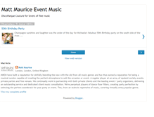 Tablet Screenshot of mattmauriceeventmusic.blogspot.com