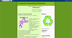 Desktop Screenshot of fundacionecoambiente.blogspot.com