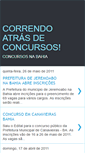 Mobile Screenshot of correndoatrasdeconcursos.blogspot.com