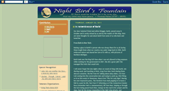 Desktop Screenshot of nightbirdsfountain.blogspot.com