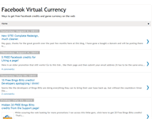 Tablet Screenshot of facebookvirtualcurrency.blogspot.com