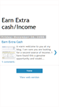 Mobile Screenshot of earnextracashincome.blogspot.com