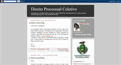 Desktop Screenshot of direitoprocessualcoletivo.blogspot.com