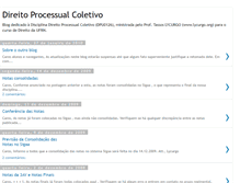 Tablet Screenshot of direitoprocessualcoletivo.blogspot.com