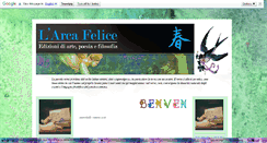 Desktop Screenshot of edizionilarcafelice.blogspot.com
