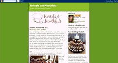 Desktop Screenshot of morselsandmouthfuls.blogspot.com