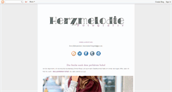 Desktop Screenshot of herzmelodie.blogspot.com