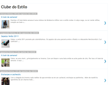 Tablet Screenshot of clubedoestilo.blogspot.com
