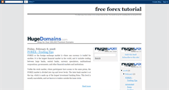 Desktop Screenshot of freeforextutorial.blogspot.com