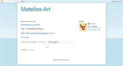 Desktop Screenshot of matelles-art.blogspot.com