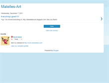Tablet Screenshot of matelles-art.blogspot.com