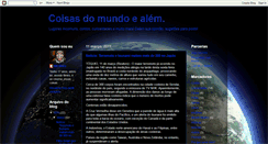 Desktop Screenshot of coisasdomundoealem.blogspot.com