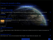 Tablet Screenshot of coisasdomundoealem.blogspot.com