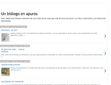 Tablet Screenshot of biologoenapuros.blogspot.com