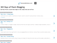 Tablet Screenshot of 365-days-of-poem-blogging.blogspot.com