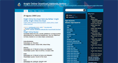 Desktop Screenshot of knightonlinefrmtr.blogspot.com